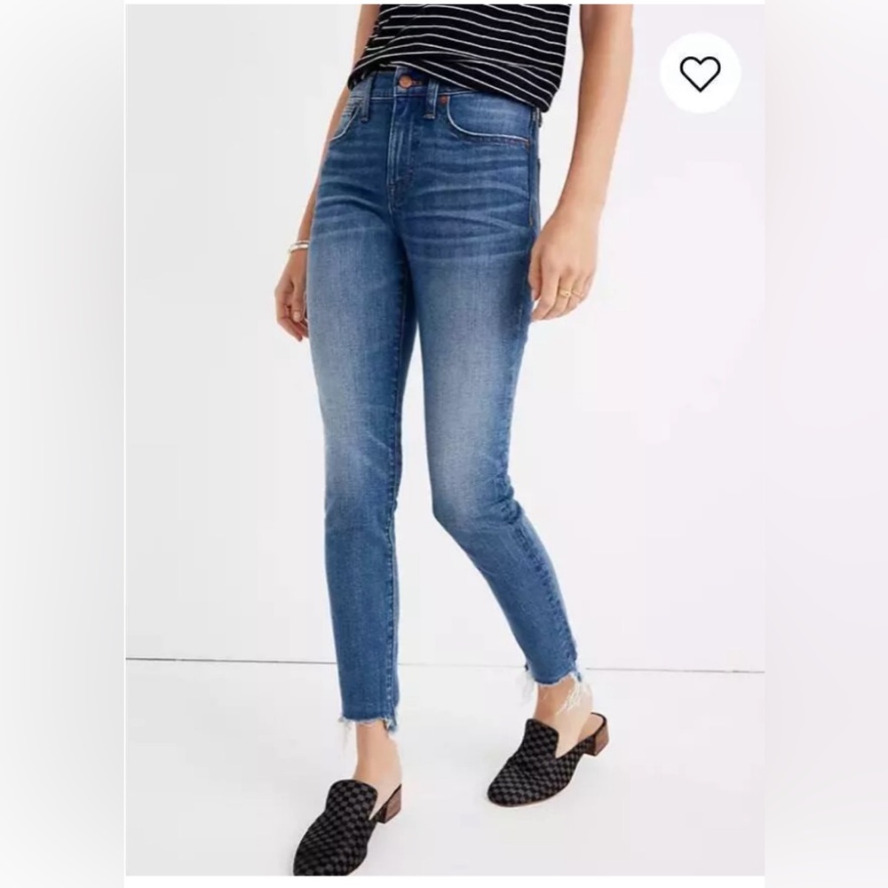 Madewell 9” High Rise Skinny size 28 in medium wash